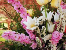 Bloemen op kantoor