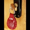 Leren sleutelhanger
