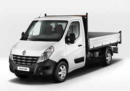 Véhicule benne Renault pour BTP