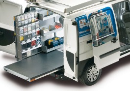 Aménagement extractible pour véhicule utilitaire
