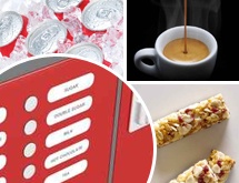 Distributeur automatique de boissons ou encas