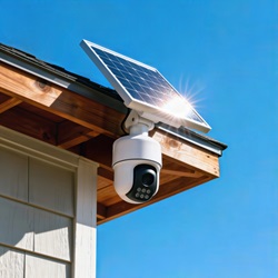 Caméra solaire pour PME : est-ce fiable l’hiver ?