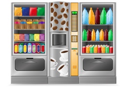 Distributeurs de boissons, snacks et confiseries