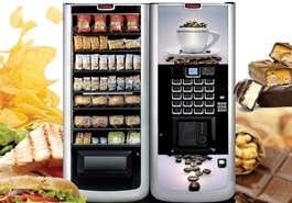 Distributeurs de boissons, snacks et confiseries